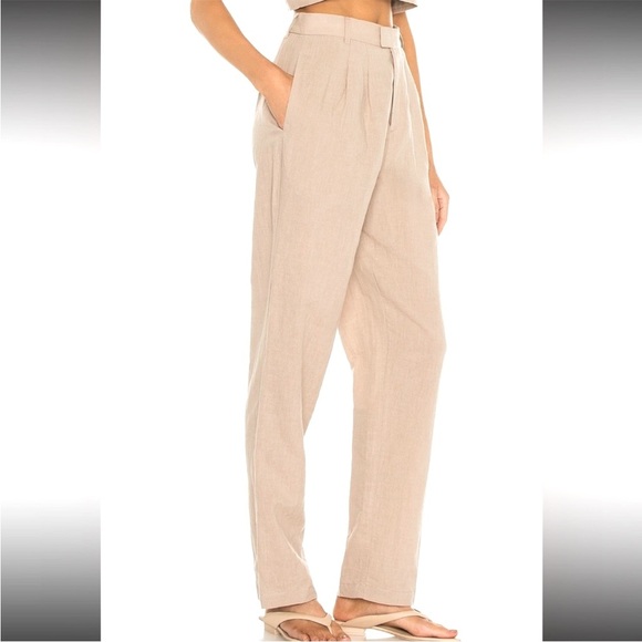 ANTHROPOLOGIE SIGNIFICANT OTHER Zahara Pant 100% linen size 6 - Picture 4 of 13